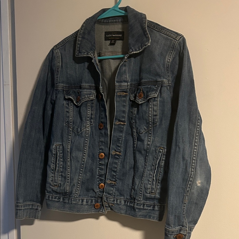 Lucky Brand Men's Classic Blue Denim Jacket